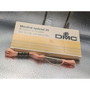 Vintage New Old Stock DMC 353 Mouline Special 25 Embroidery Floss Box of 12